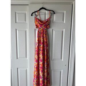 floral maxi dress